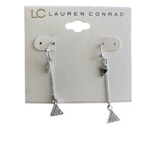 Lauren Conrad Silver Dangling Earrings
